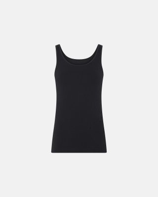 Tanktop | GOTS økologisk bomuld | Sort