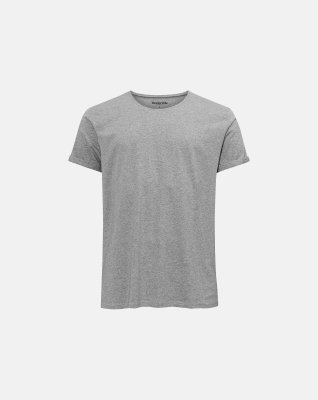 T-shirt "jimmy solid", 100% bomuld, Grå