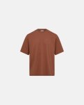Mid sleeve t-shirt | GOTS bomuld | brun -Resteröds