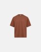 T-shirt "mid sleeve" | 100% økologisk bomuld | Brun - Resteröds