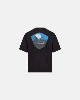 T-shirt | 100% økologisk bomuld | sort -Resteröds