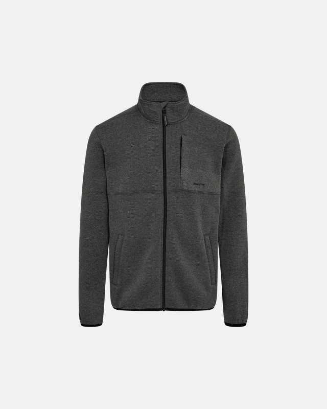 Midlayer jakke | Polyester | Grå