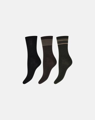 Ankelstrømper "lurex dots" | Viskose  | Mulitfarvet -Decoy