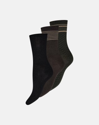 Ankelstrømper "lurex dots" | Viskose  | Mulitfarvet -Decoy
