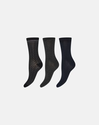 Ankelstrømper "lurex dots" | Viskose  | Multifarvet -Decoy
