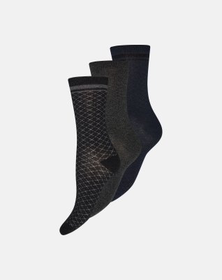 Ankelstrømper "lurex dots" | Viskose  | Multifarvet -Decoy