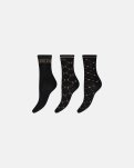 Strømper "glimmer" 3-pak | Viskose | Multifarvet -Hype the Detail