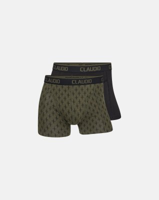 Tights 2-pak | Bomuld | Multifarvet -Claudio