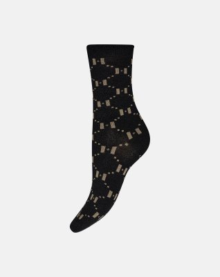 Strømper "glimmer" | Viskose | Sort -Hype the Detail