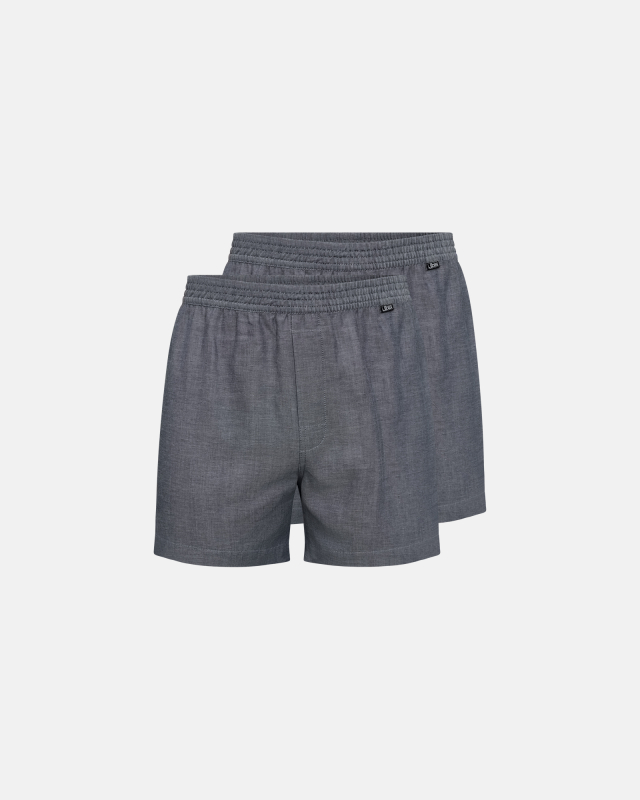Boxershorts 2-pak | 100 Bomuld | Grå