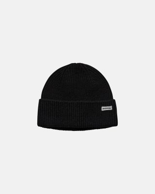 Beanie hue | 100% uld | Sort