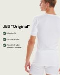 "Original" t-shirt v-neck | 100% bomuld | Hvid -JBS