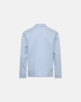 Pyjamasskjorte | Bambusviskose | Blå stribet -JBS of Denmark Men