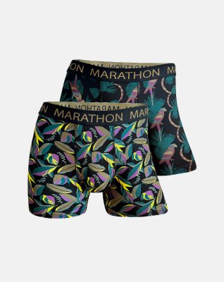 Tights 2-pak | Mikrofiber | Multifarvet -Marathon