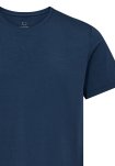 T-shirt "o-neck" | Bambusviskose | Blå -Dovre
