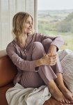 Natbukser "Seersucker" | Bambusviskose | Rose -JBS of Denmark Women