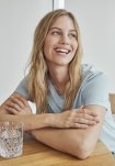 T-shirt |  Bambusviskose | Blå -JBS of Denmark Women