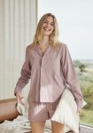 Natskjorte "Seersucker" | Bambusviskose | Rose -JBS of Denmark Women