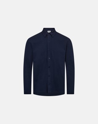Skjorte "pique" | Bambusviskose | Navy -JBS of Denmark Men