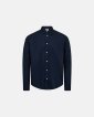 Skjorte | Hør/bambusviskose | Navy - JBS of Denmark Men