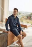 Shorts | Hør/bambusviskose | Navy -JBS of Denmark Men