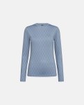 Bluse "logo" | Polyester | Blå -Hype the Detail