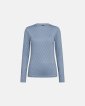 Bluse "logo" | Polyester | Blå - Hype the Detail