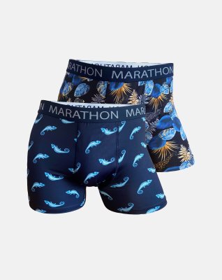 Tights 2-pak | Mikrofiber | Multifarvet -Marathon