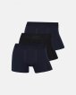 Tights "kids" 3-pak | Bomuld | Sort/navy - Marathon Kids