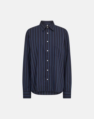 Pyjamasskjorte | Økologisk bomuld | Navy -JBS of Denmark Unisex