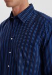 Pyjamasskjorte | Økologisk bomuld | Navy -JBS of Denmark Unisex