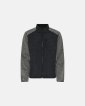 Knit/quilt jakke | 100% polyester | Sort og grå - ProActive