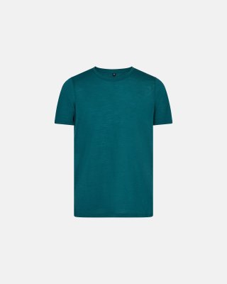 T-shirt | 100% økologisk GOTS uld | Grøn