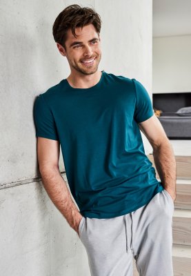 T-shirt | 100% økologisk GOTS uld | Grøn