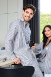 Pyjamasskjorte | Økologisk bomuld | Multifarvet -JBS of Denmark Unisex