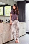 Pyjamasbukser | 100% økologisk bomuld | Brun -JBS of Denmark Women
