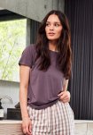 T-shirt |  Bambusviskose | Brun -JBS of Denmark Women