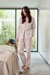Pyjamasskjorte | 100% økologisk bomuld | Brun -JBS of Denmark Women