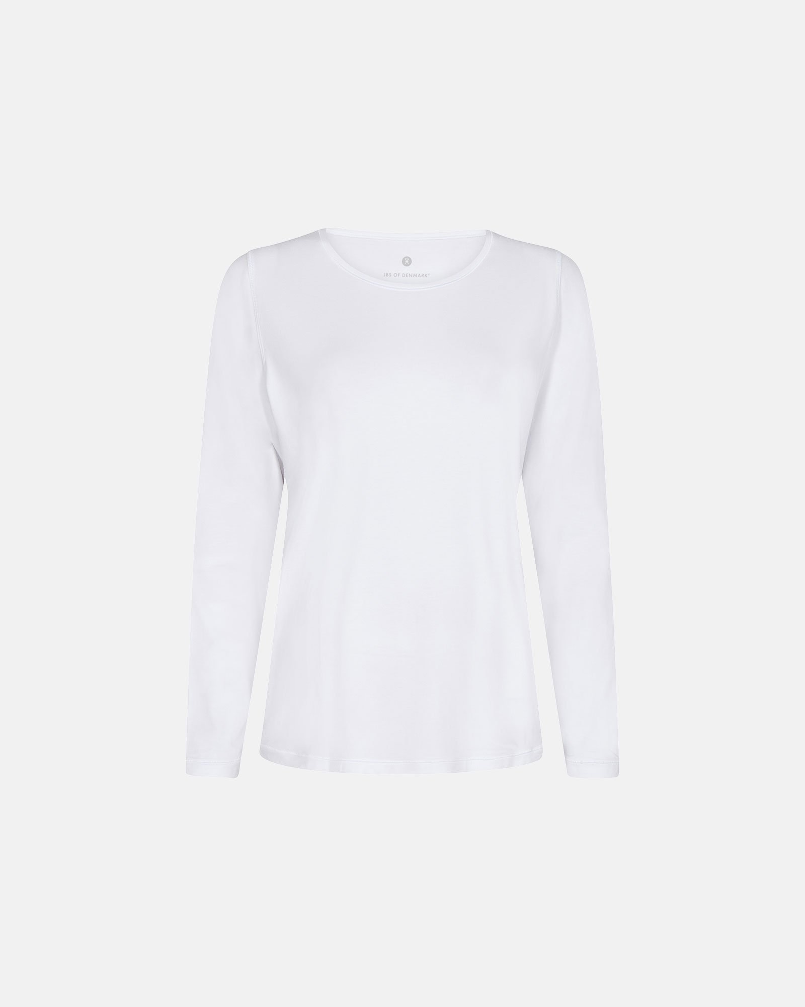Langærmet t-shirt | Bambusviskose | Hvid -JBS of Denmark Women