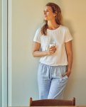 Pyjamasbukser | Bambusviskose | Blå/hvid strib -JBS of Denmark Women