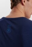 T-shirt med logo | Bambusviskose | Navy -JBS of Denmark Men