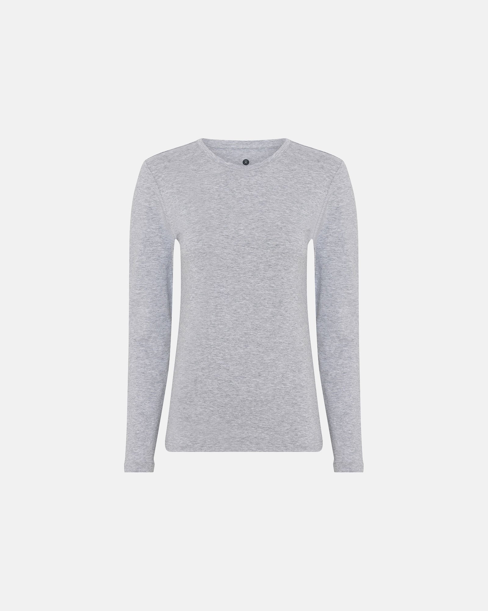 Langærmet t-shirt | Bambusviskose | Grå -JBS of Denmark Women