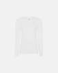 Langærmet t-shirt | Bambusviskose | Hvid - JBS of Denmark Women