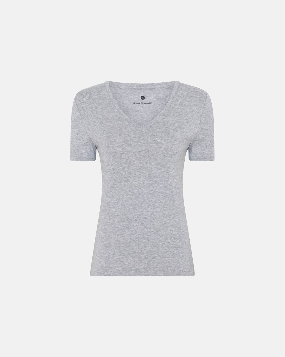 JBS of Denmark Women T-shirt v-neck | Bambusviskose | Grå - S