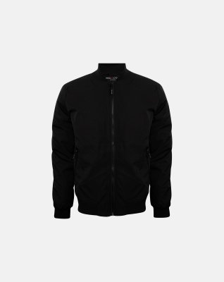 Bomber jakke | 100% polyester | Sort -ProActive