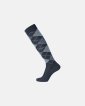 Knælange strømper | 100% uld | Navy mønster - Egtved