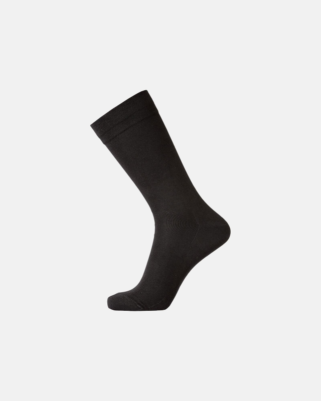 Strømper "no elastic" | Bambusviskose | Sort