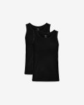 Tanktop 2-pak | Bambusviskose | Sort -Resteröds