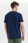 T-shirt o-neck | Bambusviskose | Marine -Resteröds