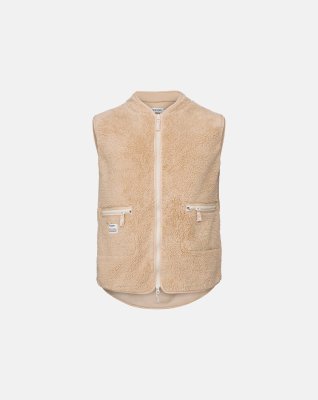 "Original" fleece vest | Recycled polyester | Beige -Resteröds